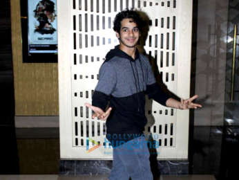 Ishaan Khatter snapped with his mother Neelima Azeem at PVR Icon