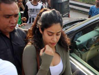 Janhvi Kapoor spotted at Bastian in Bandra