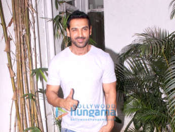 John Abraham and Diana Penty promote their film Parmanu - The Story of Pokhran in Bandra