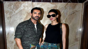 John Abraham and Diana Penty snapped at Lower Parel