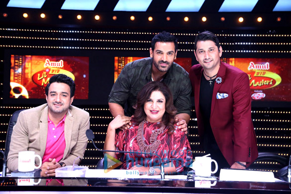 John Abraham snapped on the sets of DID Li’l Masters John Abraham snapped on the sets of DID Li’l Masters