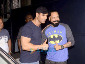 John Abraham spotted at Mehboob Studio