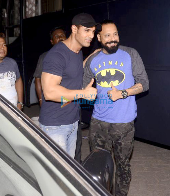 John Abraham spotted at Mehboob Studio