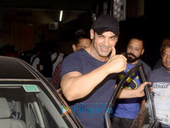 John Abraham spotted at Mehboob Studio