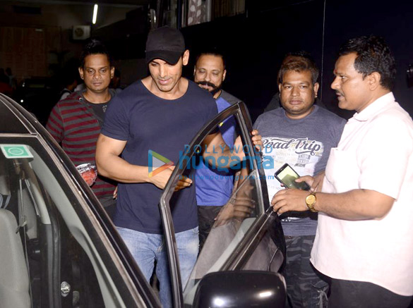 john abraham spotted at mehboob studio 3