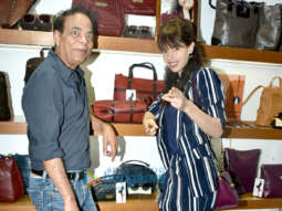 Kalki Koechlin and Dilip Kapur celebrate the Hidesign X Kalki A collection