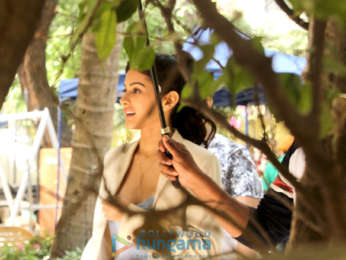 Kangana Ranaut, Amyra Dastur and Rajkummar Rao on location of Mental Hai Kya