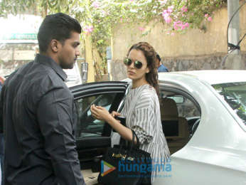Kangana Ranaut snapped in Mumbai