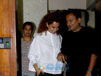 Kangana Ranaut spotted in Juhu