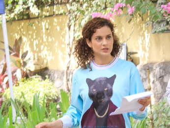 Kangana Ranaut spotted on location of Mental Hai Kya