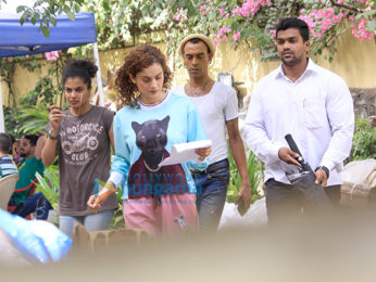 Kangana Ranaut spotted on location of Mental Hai Kya