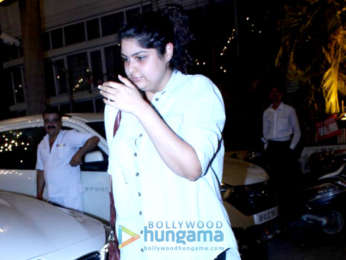 Karan Johar, Jacqueline Fernandez, Arjun Kapoor and others spotted at Sonam Kapoor's house in Juhu