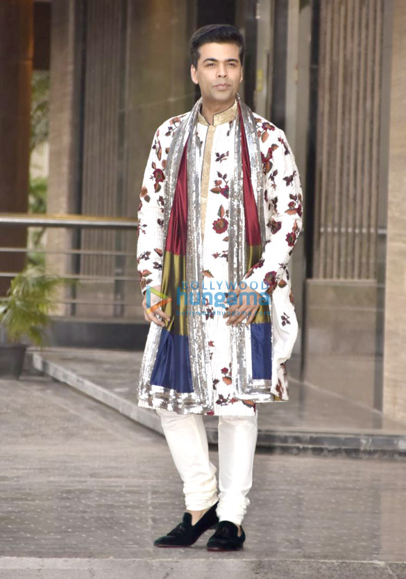Karan Johar at Sonam Kapoor and Anand Ahuja mehendi and sangeet