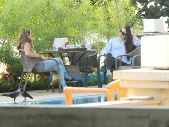 Kareena Kapoor Khan and Taimur Ali Khan snapped at Amrita Arora's house
