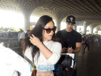 Krishna Shroff snapped at the airport