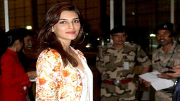 Kriti Sanon and Ameet M Gaurr snapped at the airport