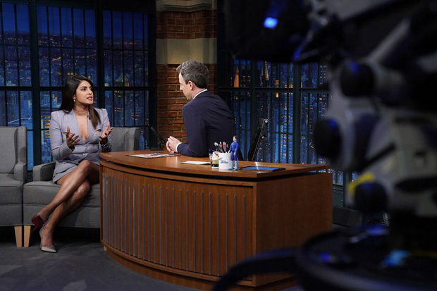Late Night With Seth Meyers: Priyanka Chopra reveals what it's like to work with his mother Madhu Chopra as a co-producer Late Night With Seth Meyers: Priyanka Chopra reveals what it's like to work with his mother Madhu Chopra as a co-producer