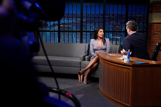 Late Night With Seth Meyers: Priyanka Chopra reveals what it's like to work with his mother Madhu Chopra as a co-producer Late Night With Seth Meyers: Priyanka Chopra reveals what it's like to work with his mother Madhu Chopra as a co-producer