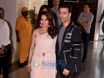 Madhuri Dixit and Karan Johar attend the trailer launch of the film Bucket List
