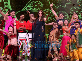 Madhuri Dixit snapped on the sets of High Fever