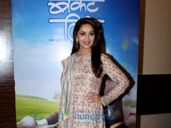 Madhuri Dixit snapped promoting her film Bucket List