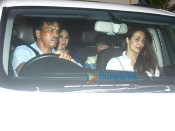 Malaika Arora, Karisma Kapoor, and Rhea Kapoor spotted at Kareena Kapoor Khan's house