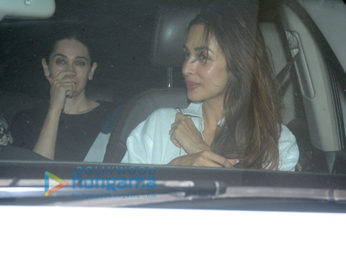 Malaika Arora, Karisma Kapoor, and Rhea Kapoor spotted at Kareena Kapoor Khan's house