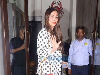Malaika Arora and Aditi Govitrikar spotted at Bastian in Bandra