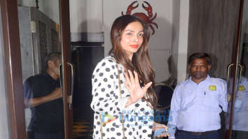 Malaika Arora and Aditi Govitrikar spotted at Bastian in Bandra