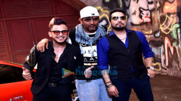 Mika Singh snapped at his music video shoot