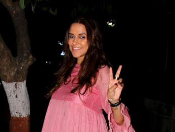 Neha Dhupia spotted at Anita Dongre's store in Khar