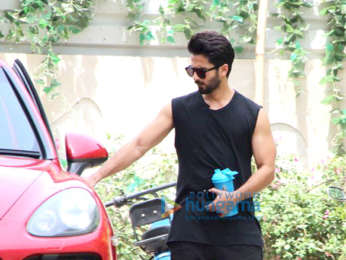 Nidhhi Agerwal and Shahid Kapoor spotted at the gym