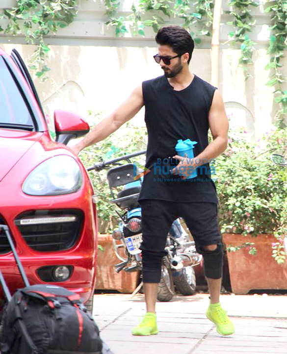 nidhhi agerwal and shahid kapoor spotted at the gym 2