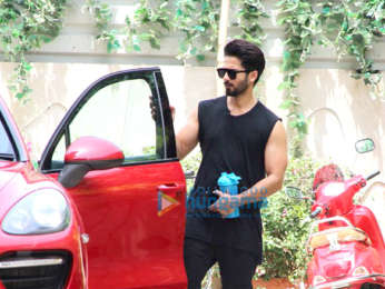 Nidhhi Agerwal and Shahid Kapoor spotted at the gym