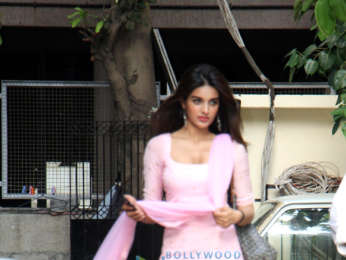 Nidhhi Agerwal spotted in Juhu