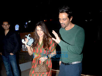 Preity Zinta and Arjun Rampal spotted at Yauatcha in BKC
