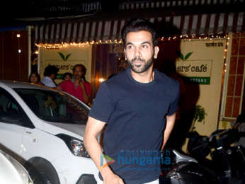 Rajkummar Rao and Patralekha spotted at Farmers' Cafe