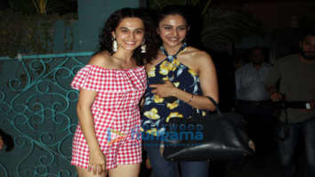 Rakul Preet Singh & Taapsee Pannu spotted at Copa in Juhu
