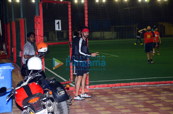 ranbir kapoor abhishek bachchan snapped during a soccer match in bandra 6