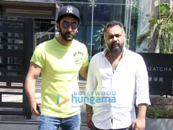 Ranbir Kapoor and Luv Ranjan snapped outside Yauatcha in BKC