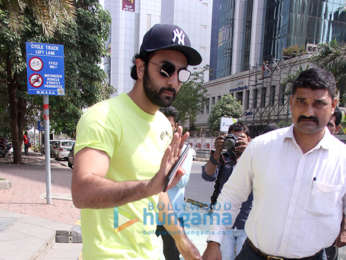 Ranbir Kapoor and Luv Ranjan snapped outside Yauatcha in BKC