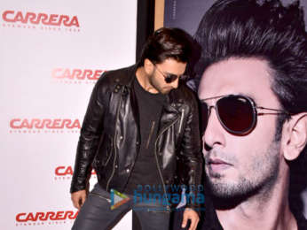 Ranveer Singh attends the Carrera Eyewear promotional event