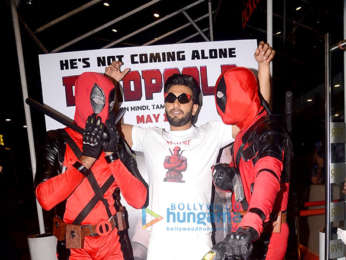 Ranveer Singh graces the screening of Deadpool 2