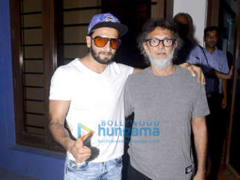 Ranveer Singh snapped at Rakeysh Omprakash Mehra's office