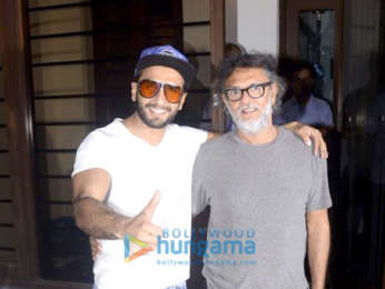 Ranveer Singh snapped at Rakeysh Omprakash Mehra's office