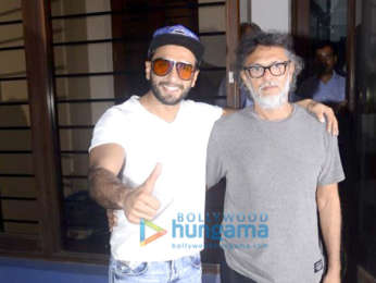 Ranveer Singh snapped at Rakeysh Omprakash Mehra's office