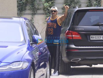 Ranveer Singh snapped sporting his new look from Simmba at the gym in Bandra