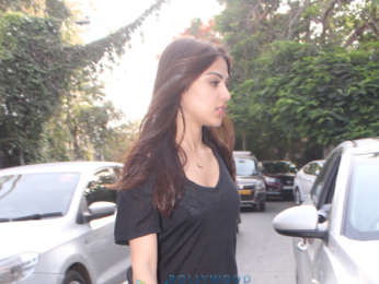 Rhea Chakraborty spotted at Hakim’s Aalim salon in Bandra