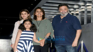 Rishi Kapoor and family snapped at Hakkasan in Bandra