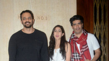 Rohit Shetty and Sara Ali Khan snapped at Manish Malhotra’s house in Bandra